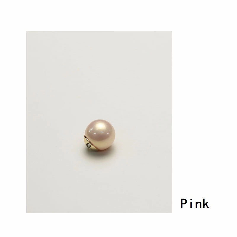 11.5-19.5mm Metal Base Pearl Glossy Shirt and Coat Buttons 12pcs