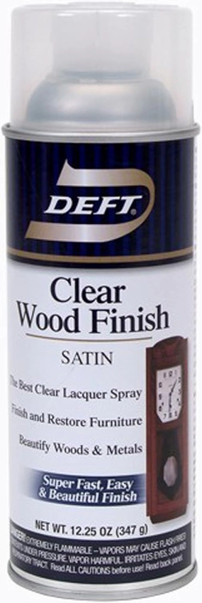 12.25 Oz Clear Wood Finish Satin [Set of 6]