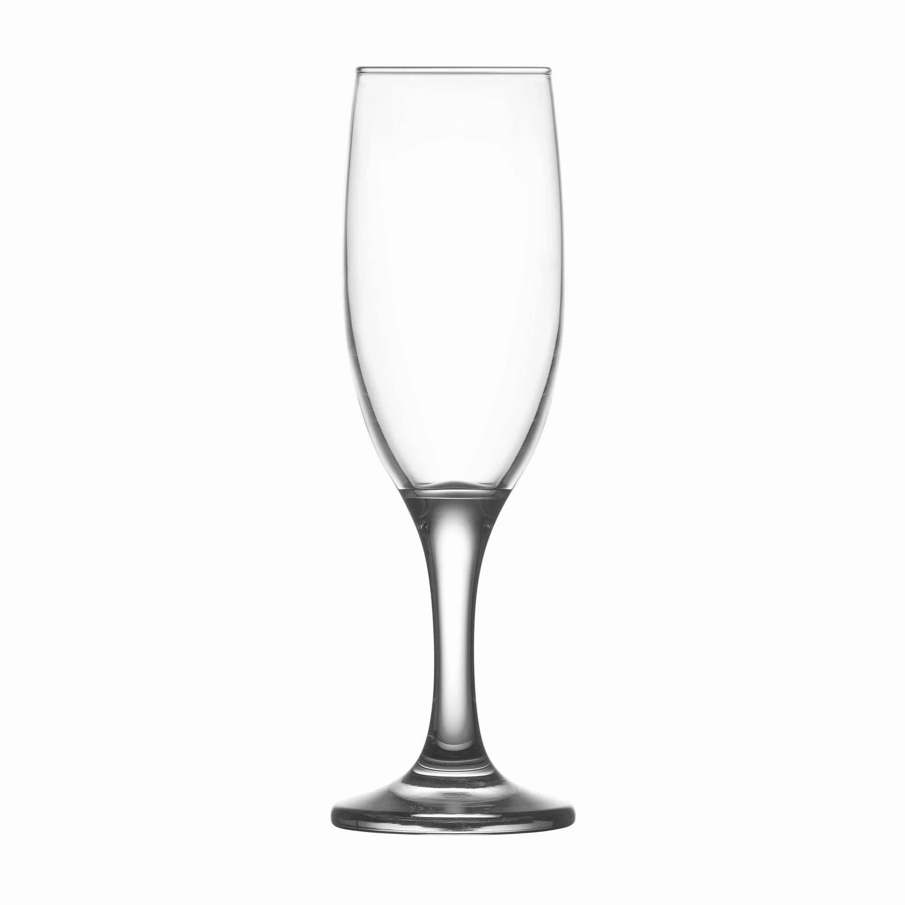 190ml Misket Glass Champagne Flutes - Pack of 6