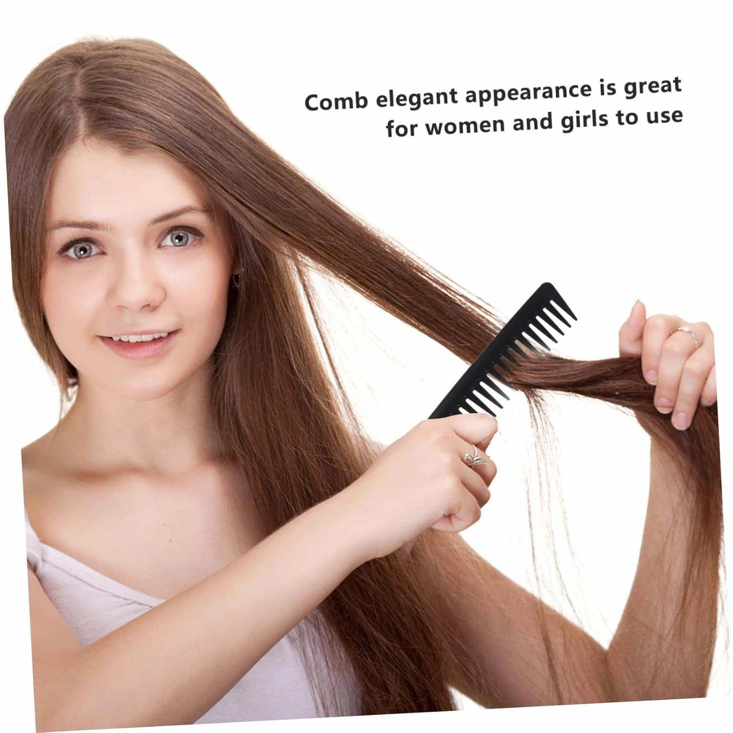 1set Hair Comb Plastic Massaging Combs for Wet Dry Use Ergonomic Hair Styling Shine Scalp Circulation Relaxation Essential