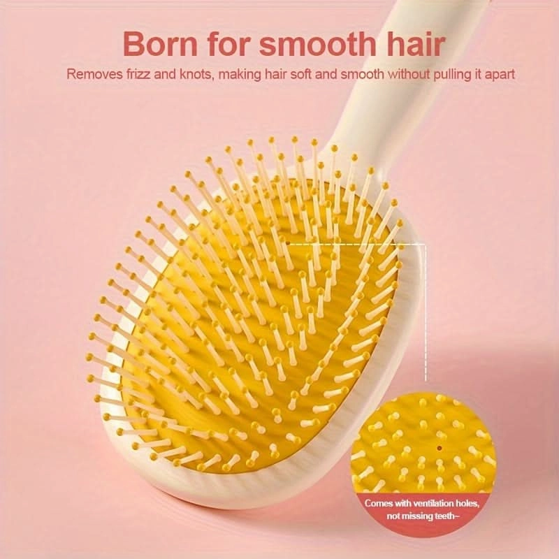 2pcs Cute Cartoon Scalp Massage Hairbrush