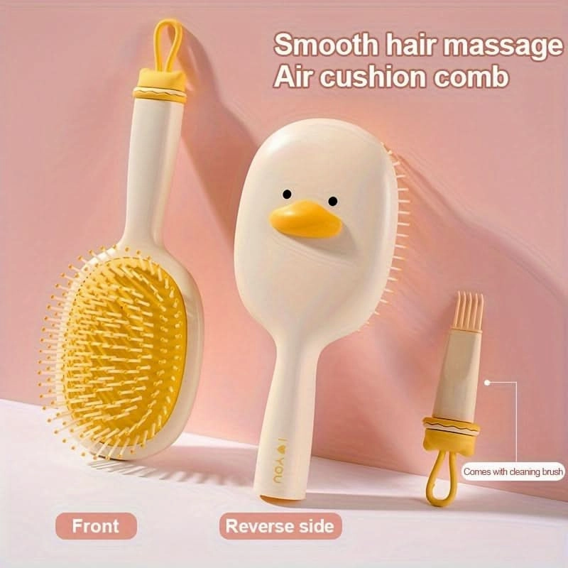 2pcs Cute Cartoon Scalp Massage Hairbrush