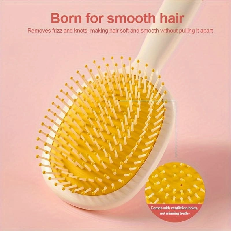 2pcs Cute Cartoon Scalp Massage Hairbrush