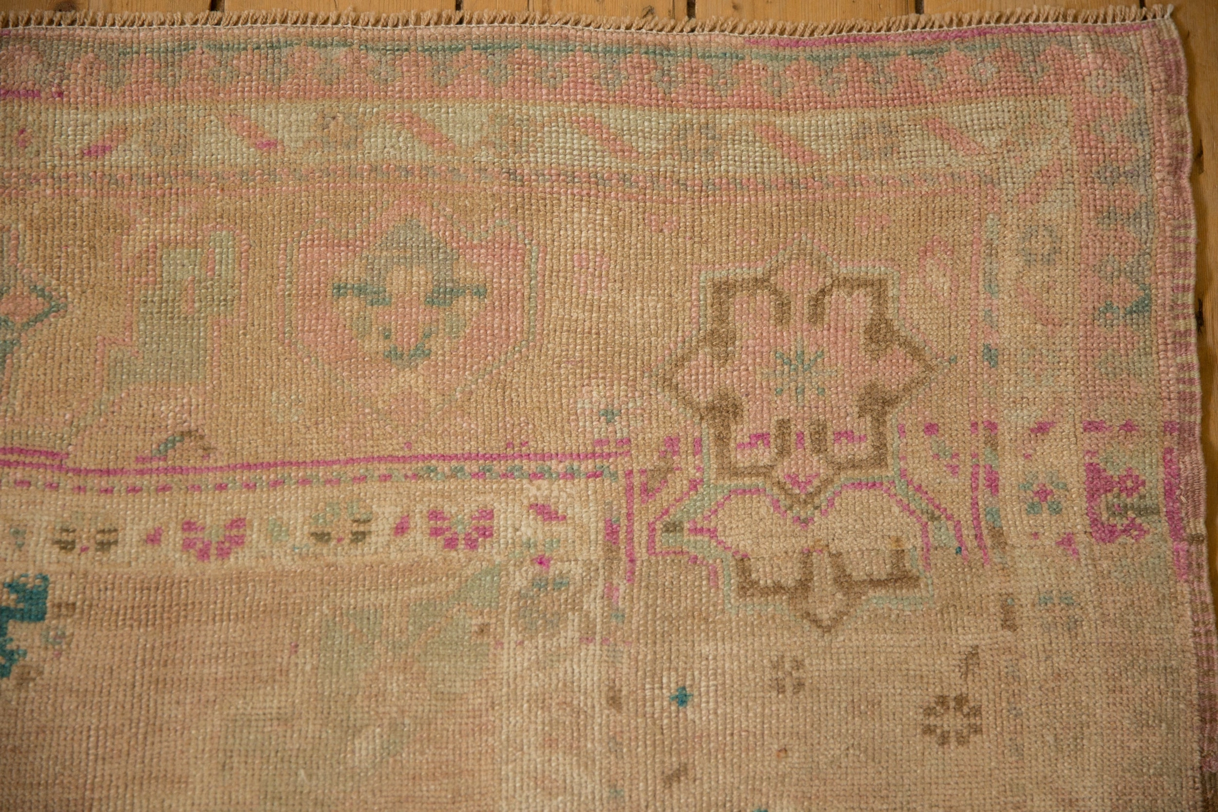4.5x9 Vintage Distressed Oushak Rug Runner