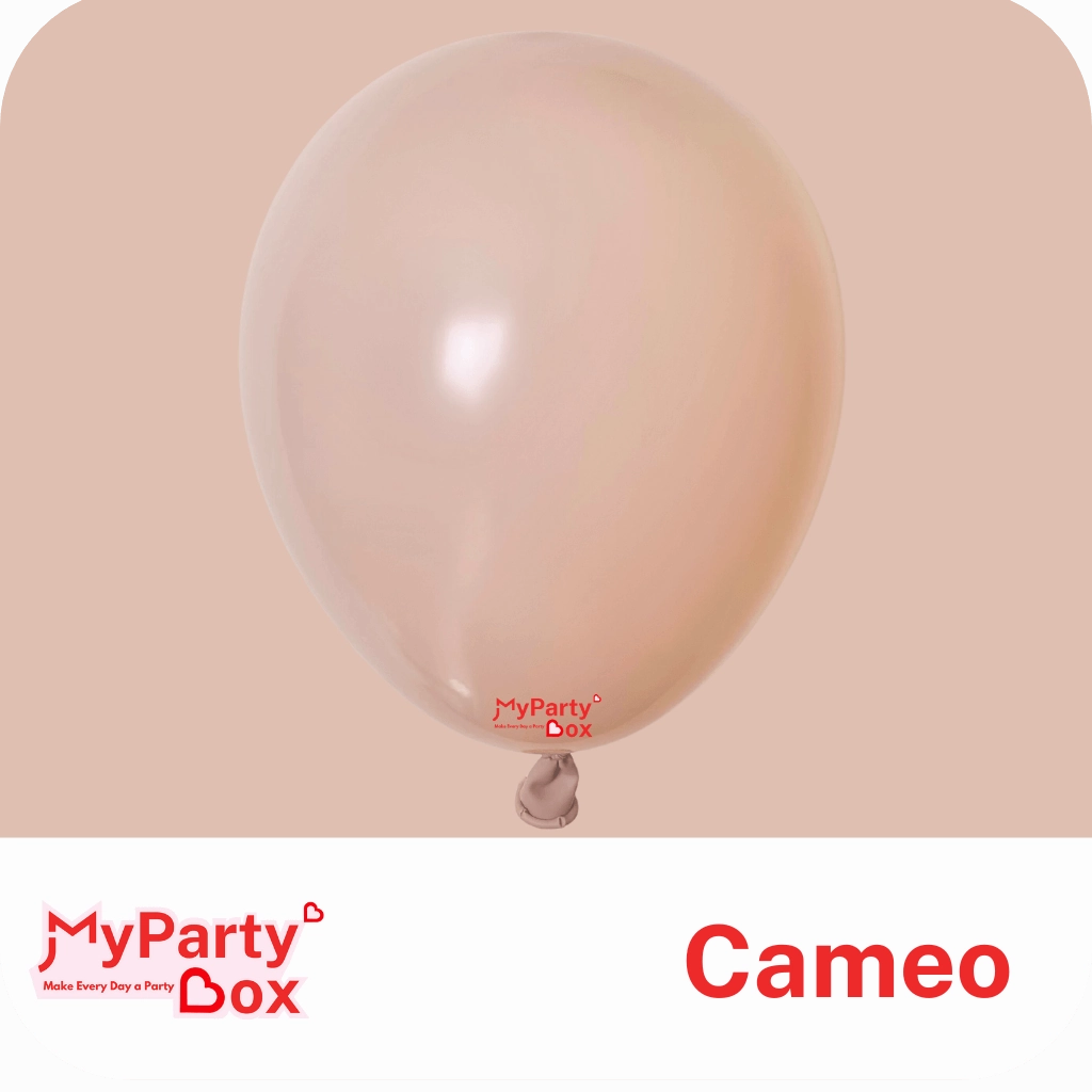 5"(12cm) Fashion Cameo Mini Latex Balloon