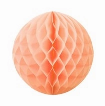5CM Honeycomb Ball Peach PK1