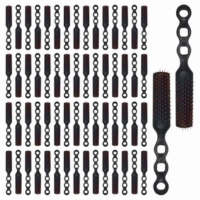 60 Pack Bulk Hair Brushes for Homeless,Black Hairbrush Detangling Brush Vent Hairbrush Comb Hair Brush for Curly Hair Suitable for Homeless,Shelter,Hotel,Nursing Home,Charity Church