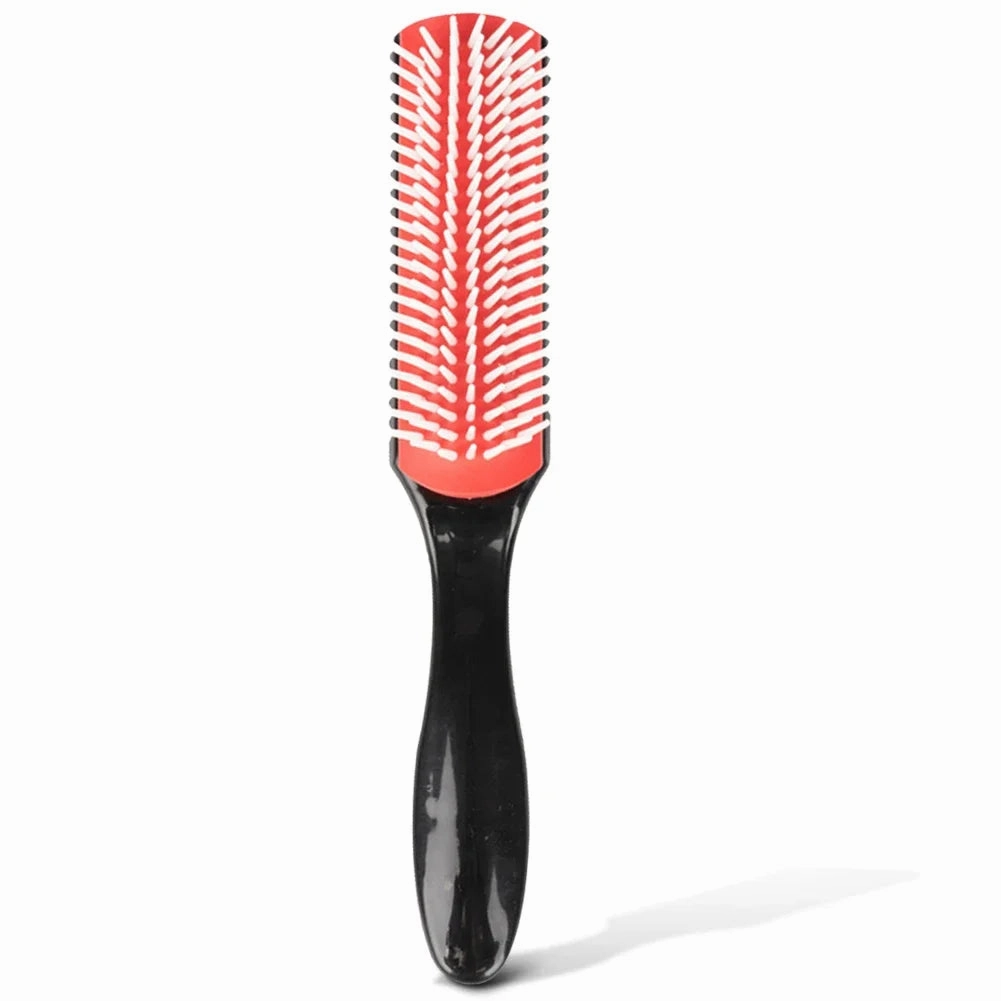 7-Row Detangling Hair Brush Denman Detangler Hairbrush Scalp Massager Straight Wet Comb for Women Men Salon Curly hair brush