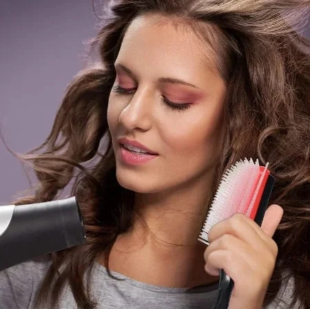 7-Row Detangling Hair Brush Denman Detangler Hairbrush Scalp Massager Straight Wet Comb for Women Men Salon Curly hair brush