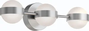 AFX Verona 22'' LED Vanity - White Acrylic Shade - Satin Nickel Finish