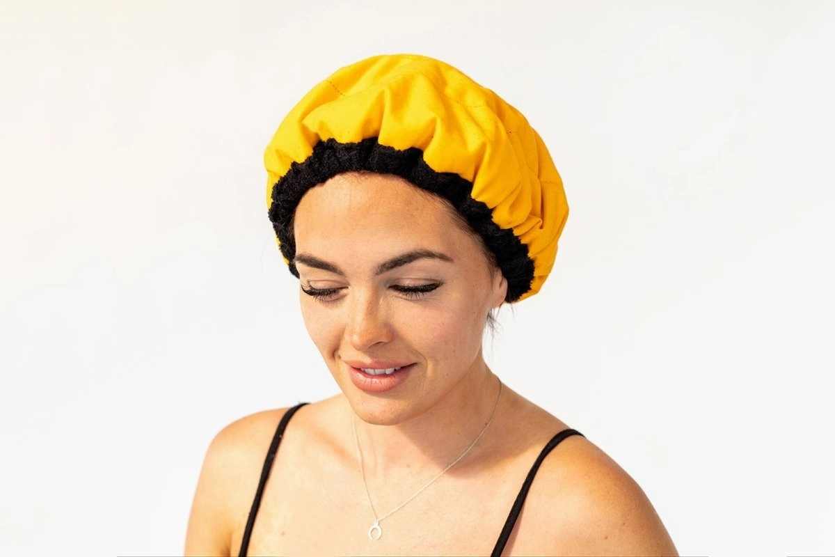 Amber Pop Lava Cap   Palm Pebble | Hot Conditioning Steamer Cap Kit