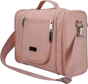 AmoVee Hanging Toiletry Bag for Women and Men, Extra Large Travel Cosmetics Bag, Portable Organizer Bathroom Shower for Hygiene Bag/Toiletries/Makeup