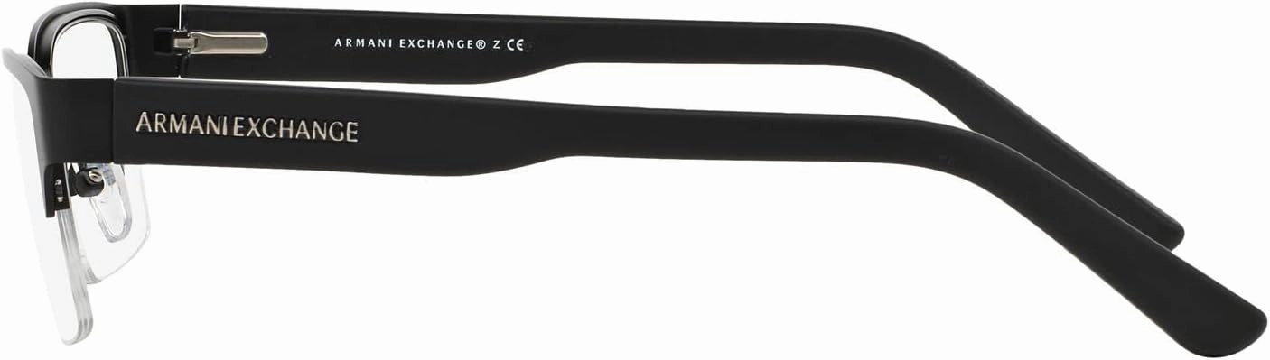 Armani Exchange Men's Ax1014 Rectangular Prescription Eyewear Frames