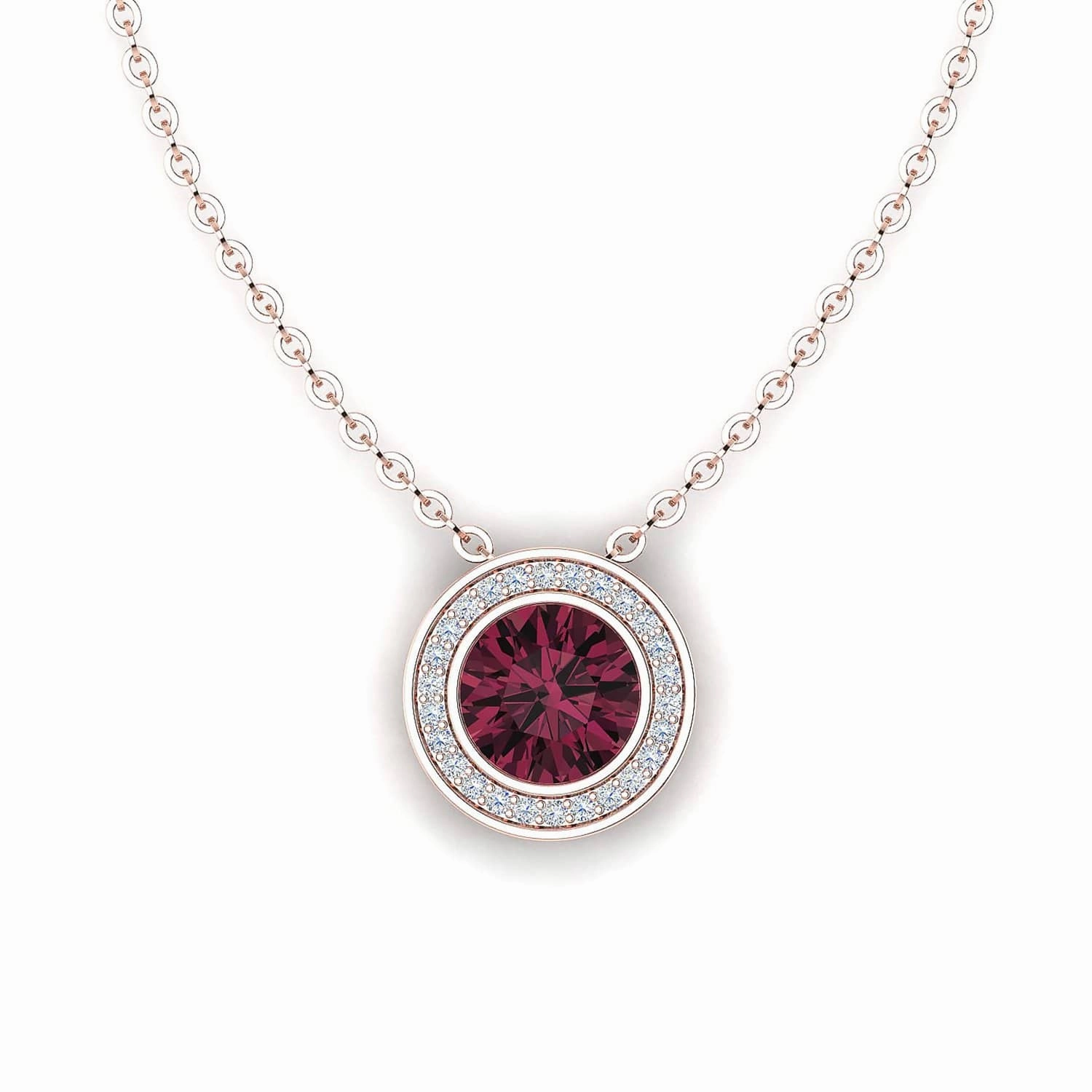 Baby Lotus - Flame Necklace