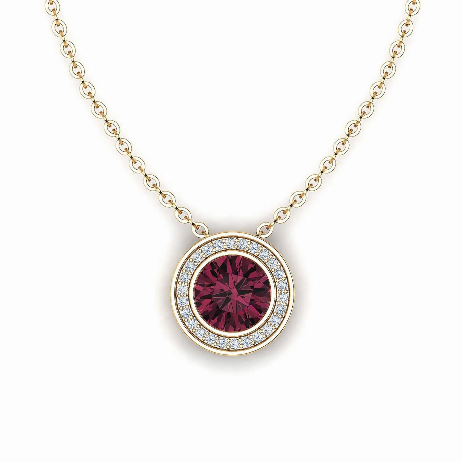 Baby Lotus - Flame Necklace