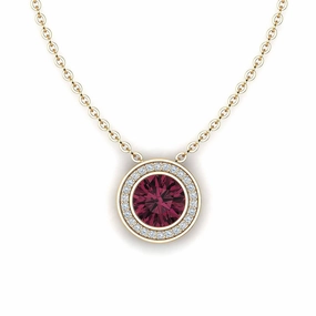 Baby Lotus - Flame Necklace
