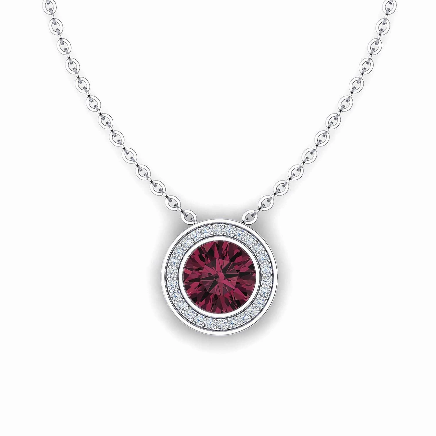 Baby Lotus - Flame Necklace