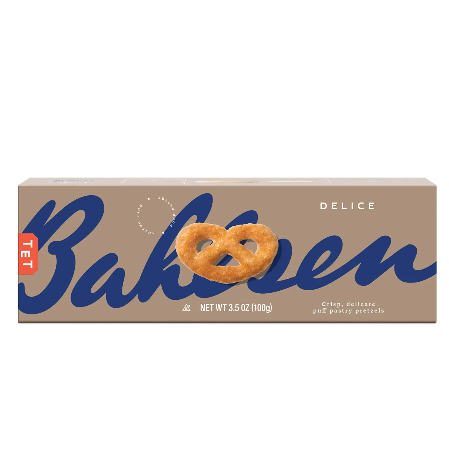 Bahlsen Delice Cookies (12 boxes) - Sweet & delicate, buttery puff pastry twists with light crispy layers - 3.5 oz boxes