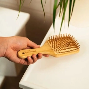 Bamboo Switch- Bamboo Paddle Hairbrush