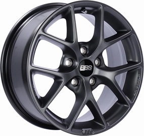 BBS SR Satin Grey Wheel with Painted Finish (18 x 8. inches /5 x 112 mm, 35 mm Offset)