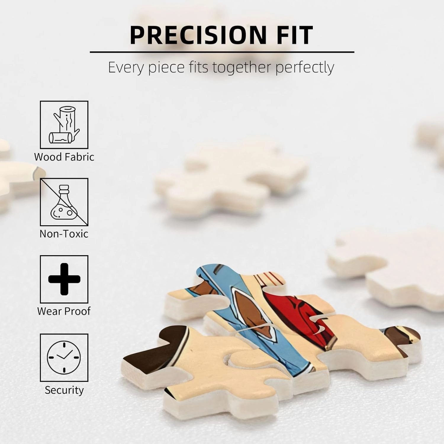 Black Queen Girl Jigsaw Puzzles African American Jigsaw Puzzles for Adults Fun Family Game Motivational Toy Educational Intellectual