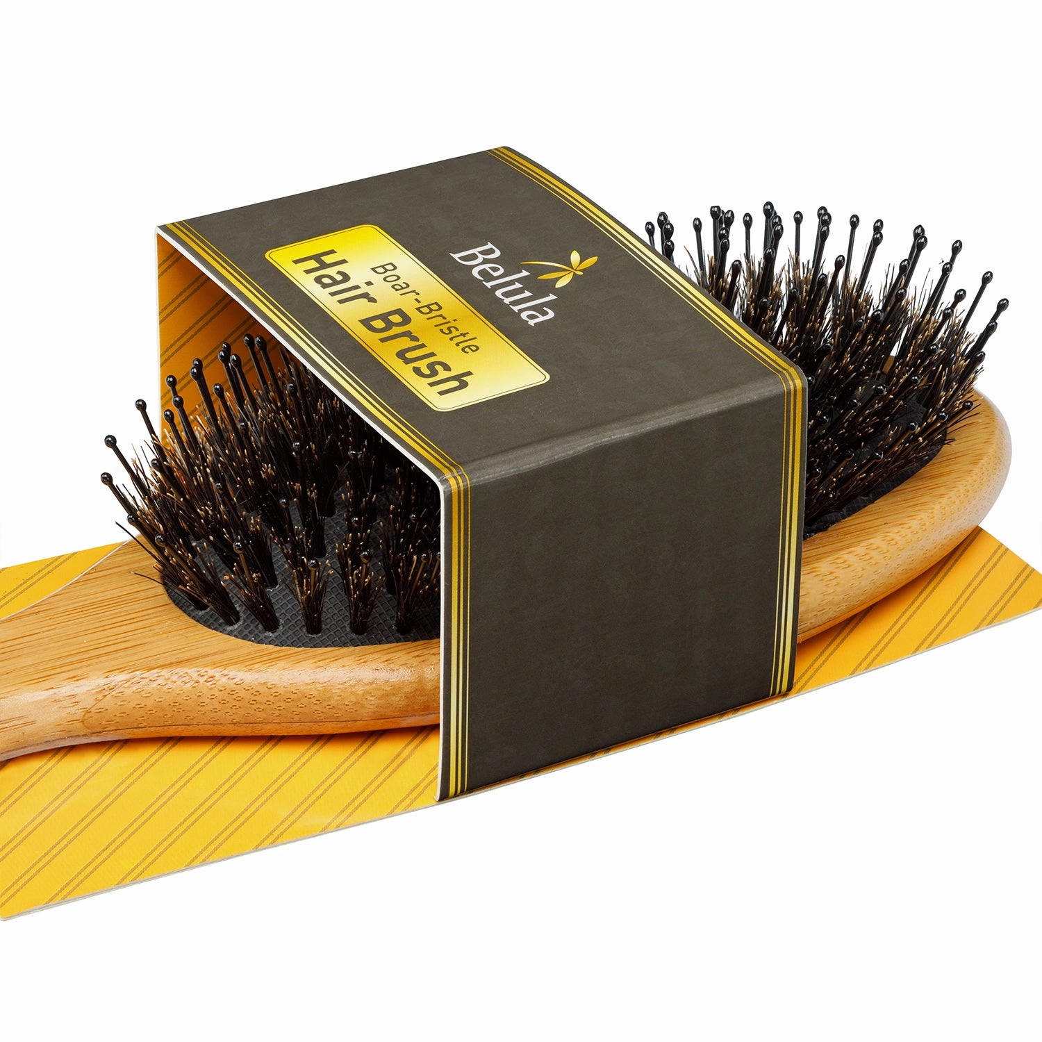 Boar Bristle Hair Detangler Brush, Hairbrush Long, Curly Hair