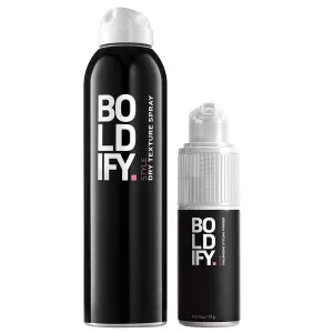 Boldify Dry Texture Spray   Volumzing Powder: Texture & Volume Bundle: 24 Hour Volume & Softness - No Mess, Matting, or Clumping