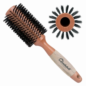 Bombshell Boar Bristle Brush - Sustainable Natural Birch Handle for Styling, Blow Out, and Curling (2.5 inch)