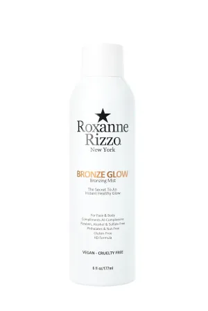 Bronze Glow By Roxanne Rizzo - Celebrity Choice Bronzer - Refreshing Hydrating Bronzing Mist - Face & Body Bronzer - Use as a setting spray or wear alone - Blends into all skin tones