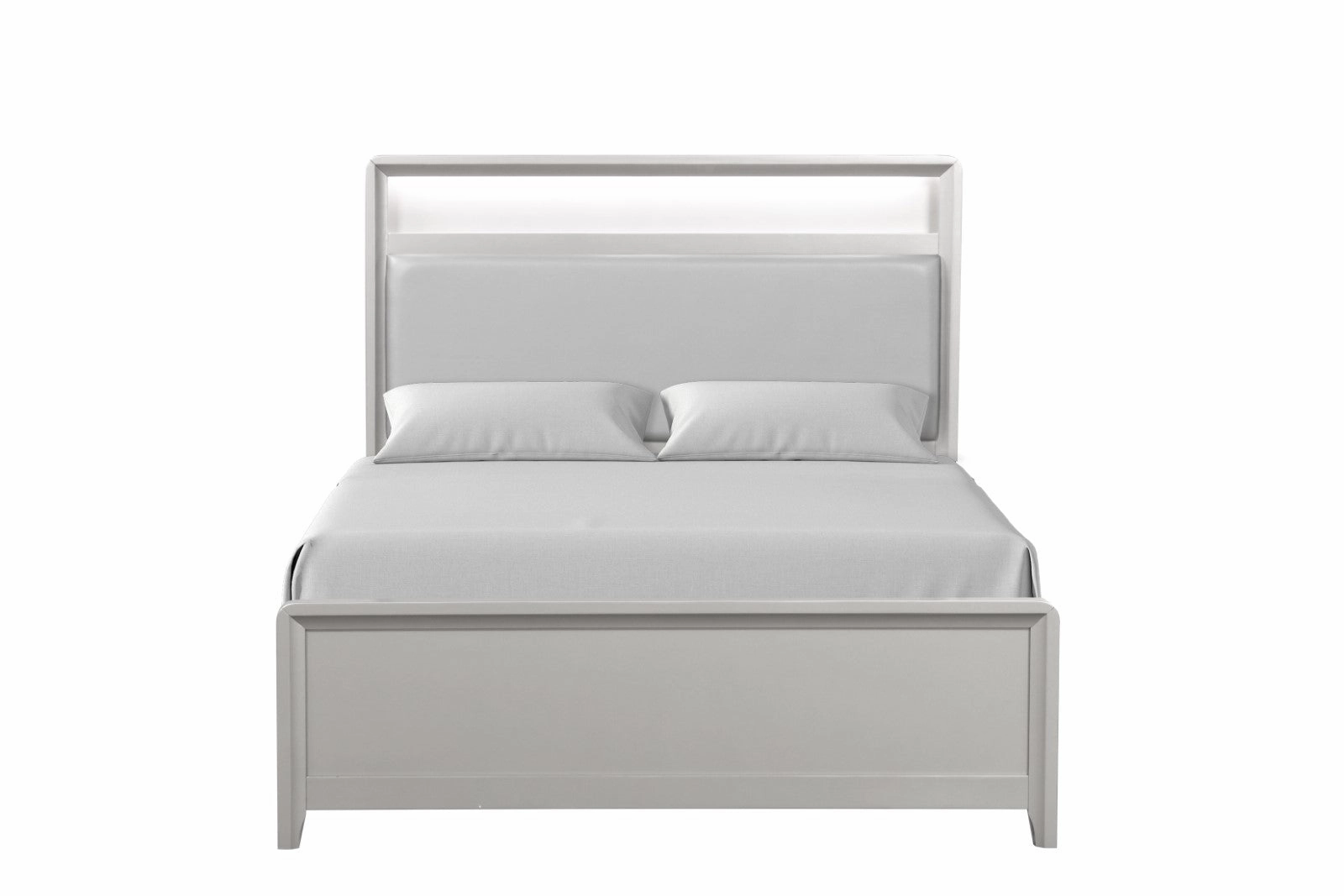 Bryne Champagne LED Queen Bed