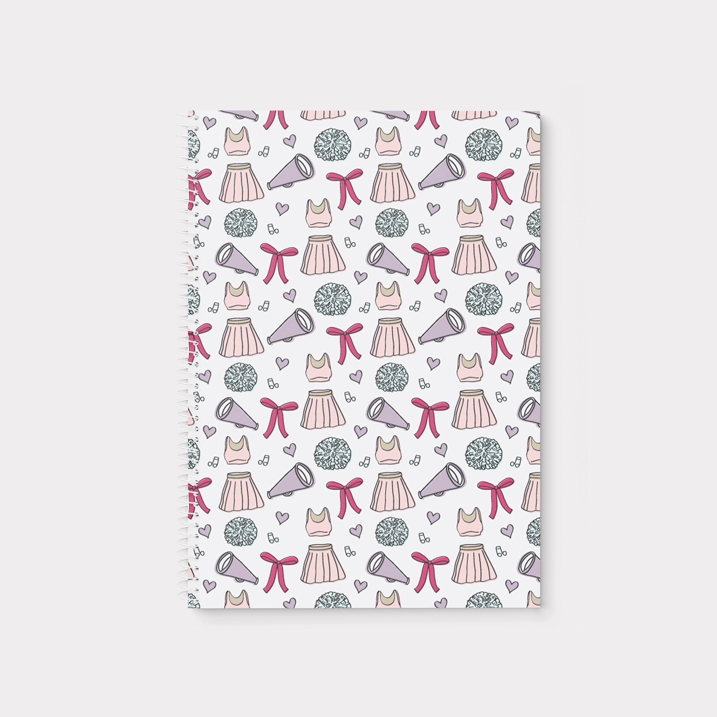 Cheerleading Personalized Spiral Notebook - 2 sizes