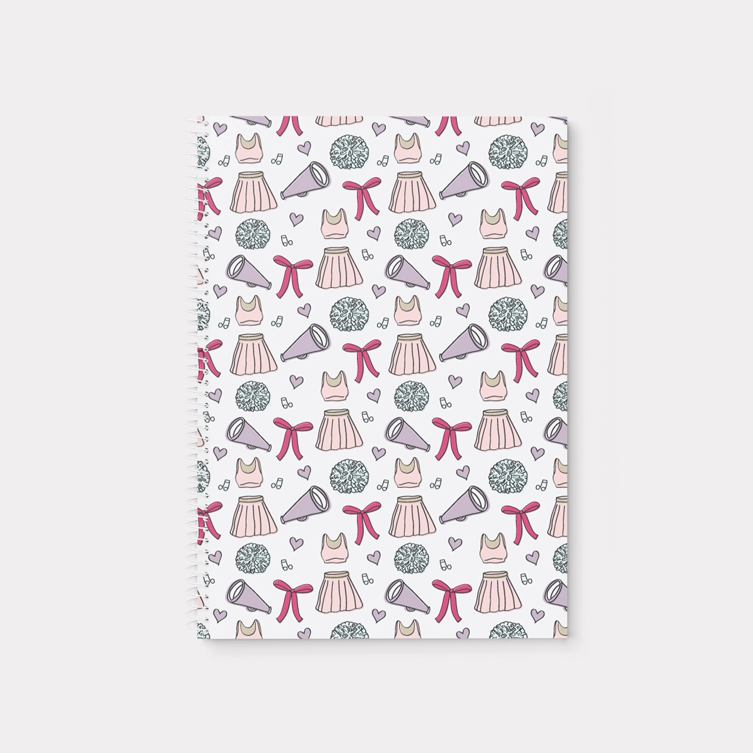 Cheerleading Personalized Spiral Notebook - 2 sizes