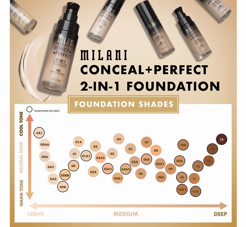 CONCEAL   PERFECT 2-IN-1 FOUNDATION - CREAMY NATURAL