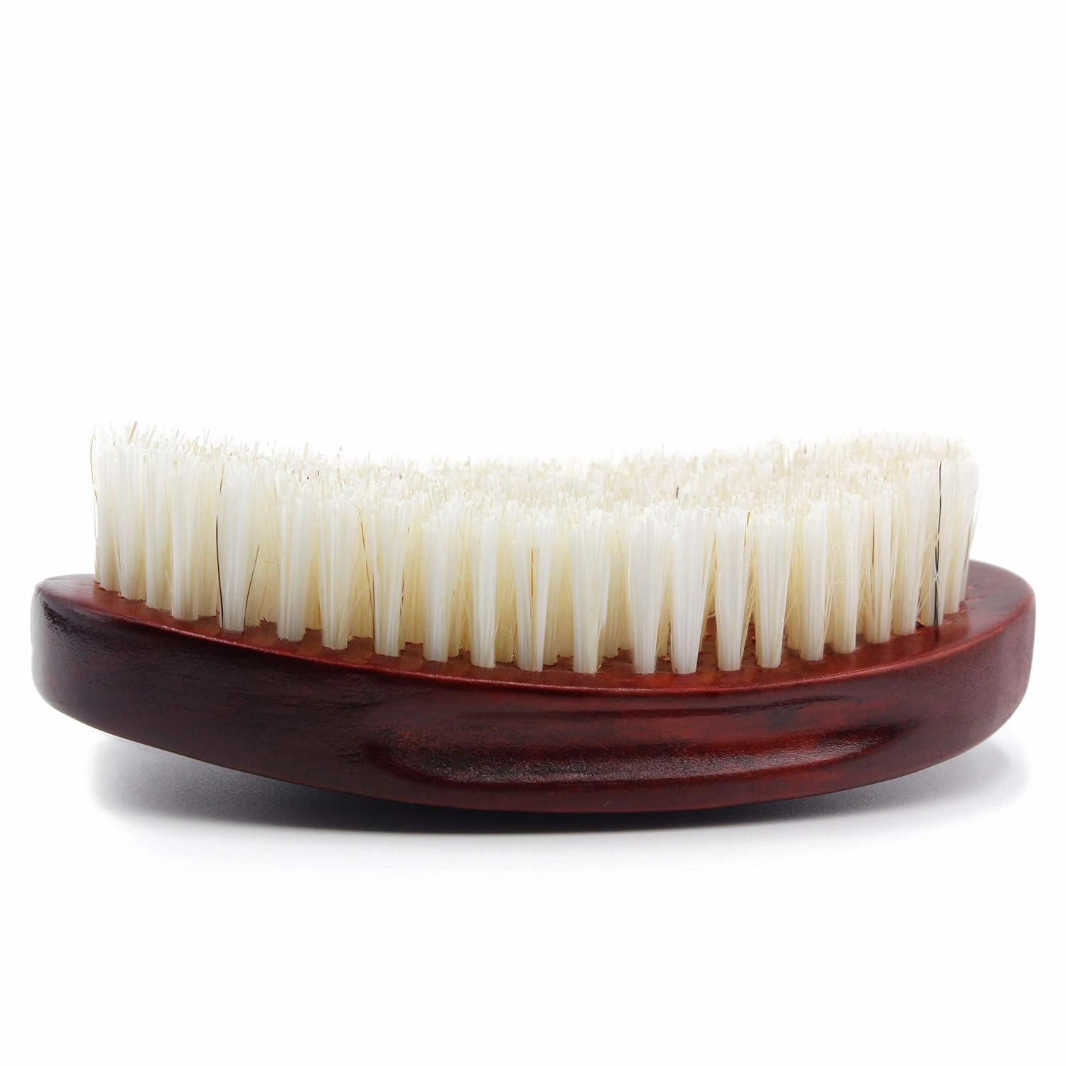 CQP Medium Firm Premium Mixed Boar bristle Caesar Hairbrush (Cherrywood)