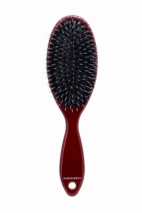 Cricket Smoothing Boar & Nylon Bristle Hair Brush - Natural Boar and Anti-Static Nylon Bristles for Shine and Texture - Brushes for All Types, Including Thin and Fine Hair