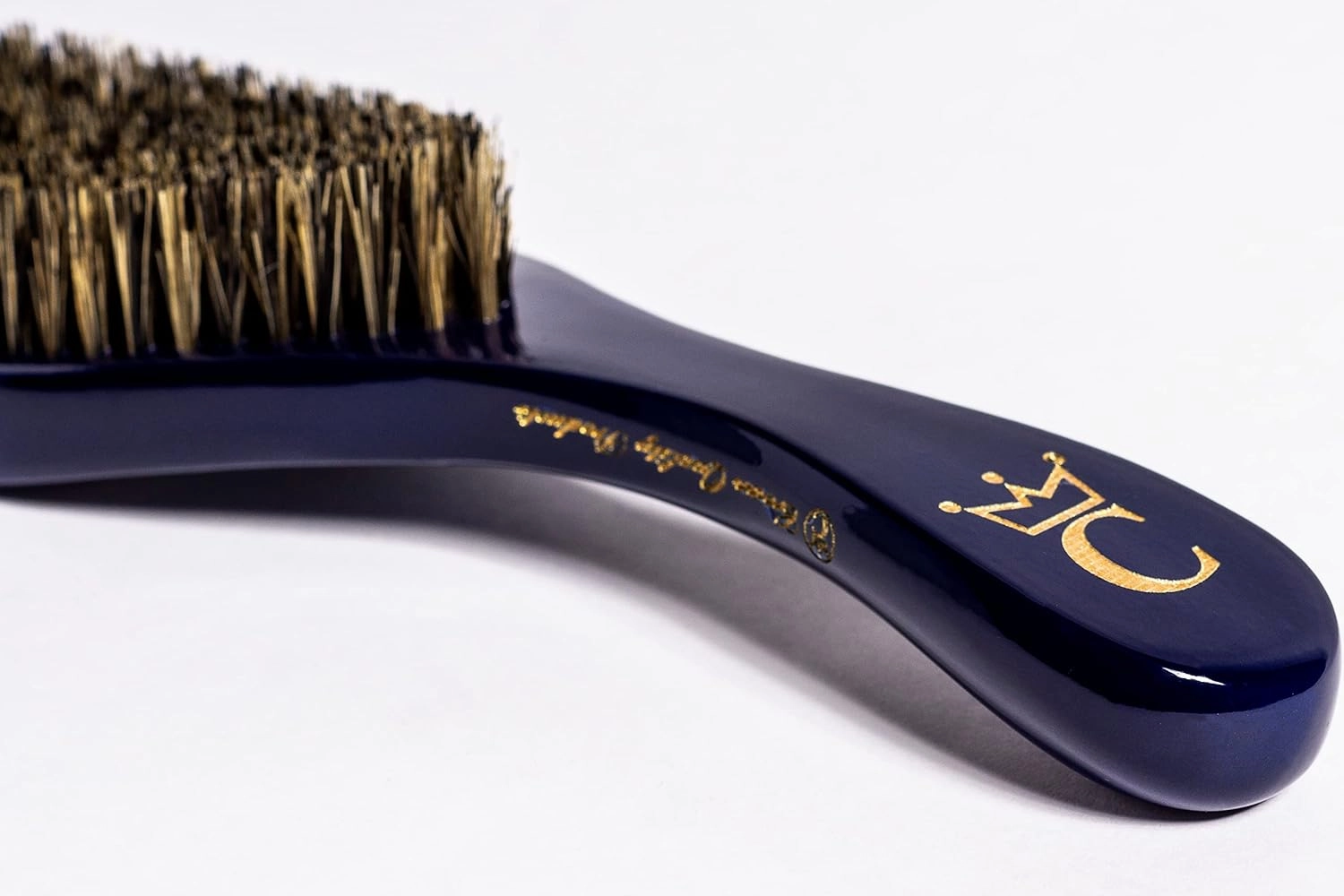 Crown Quality Products Original Contour 360 Wave Brush - MEDIUM (Royal Blue) Hairbrush