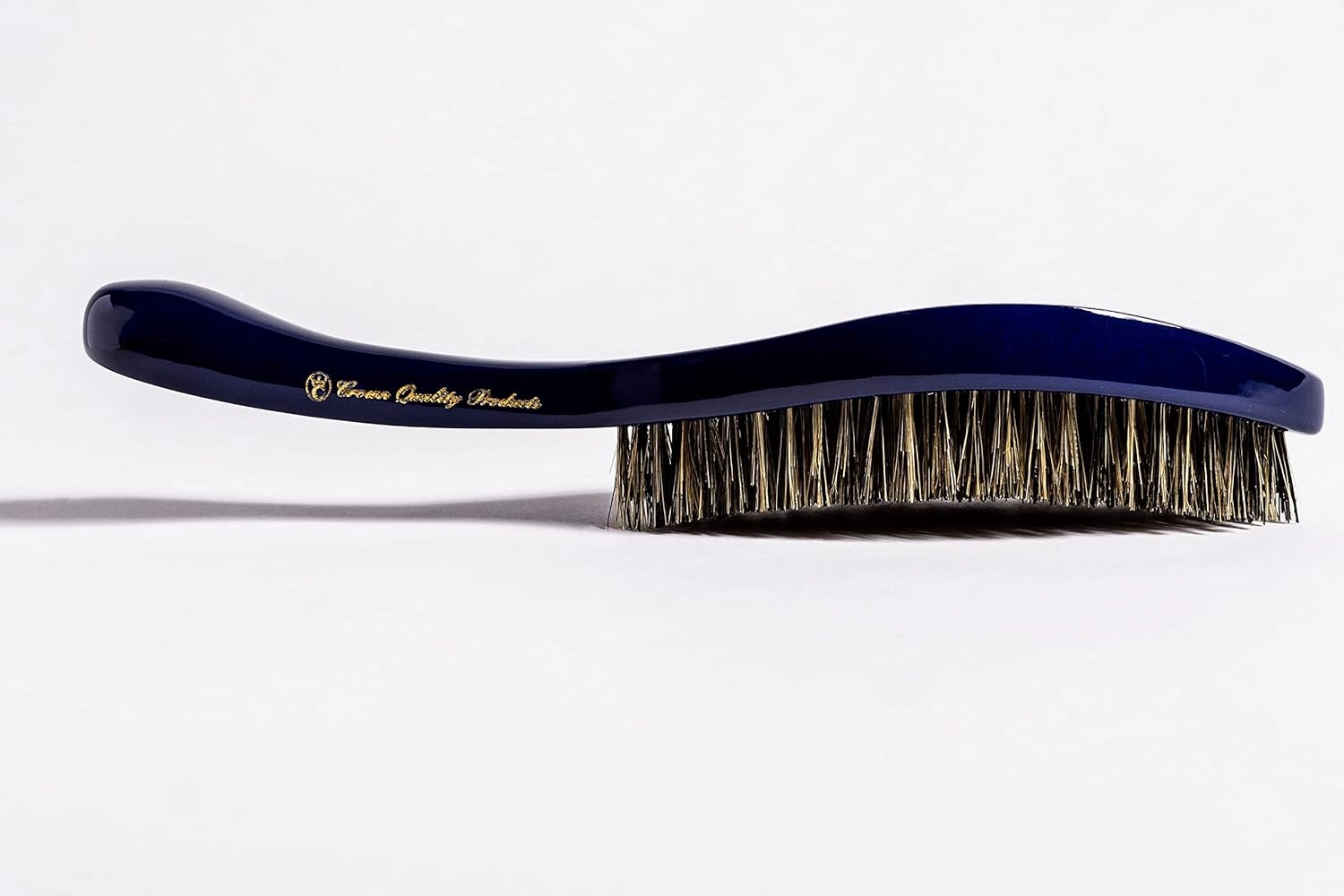 Crown Quality Products Original Contour 360 Wave Brush - MEDIUM (Royal Blue) Hairbrush