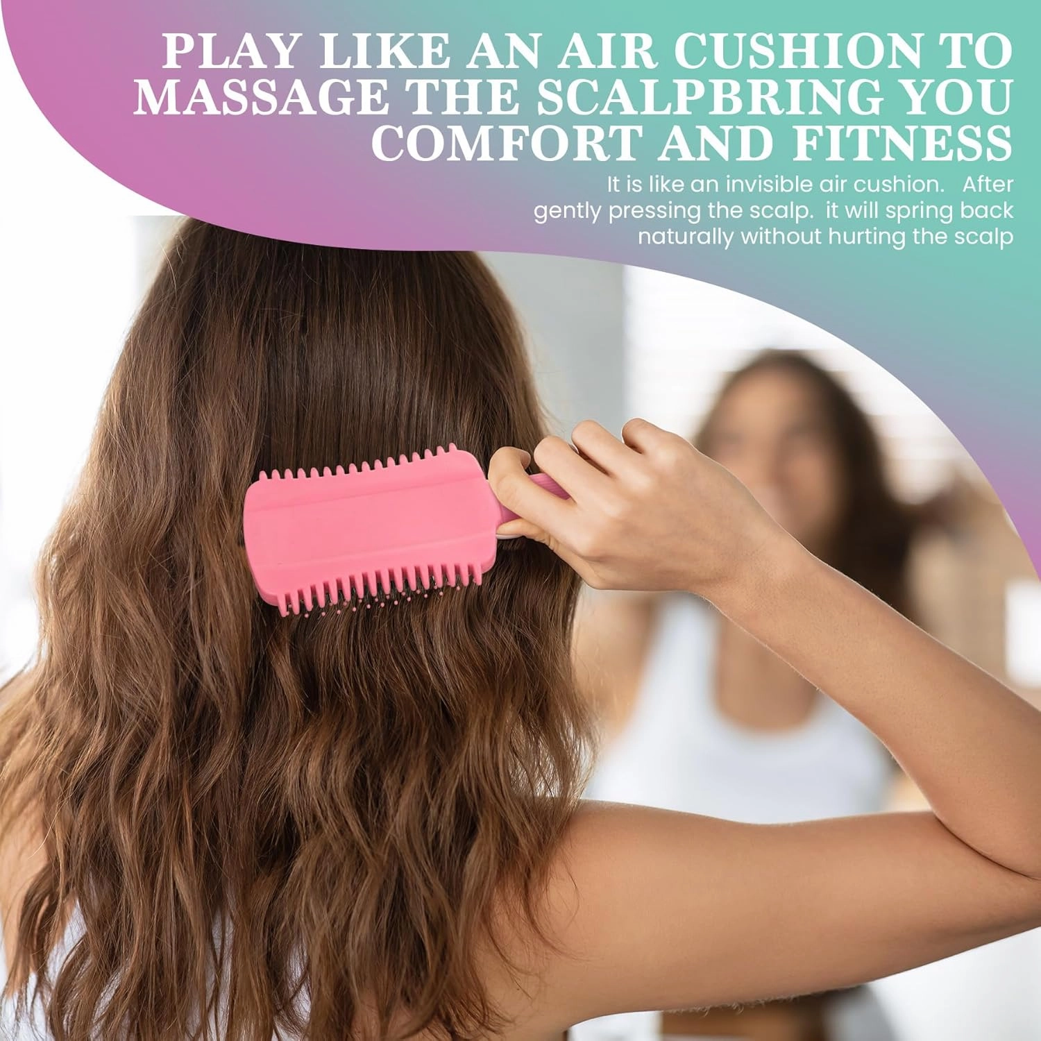 Curly Hair Brush 2 Pack, Volume Curl Defining Brush for Effortlessly Detangling Shaping and Styling Women's Curls, Reduce Pulling (Green Pink)