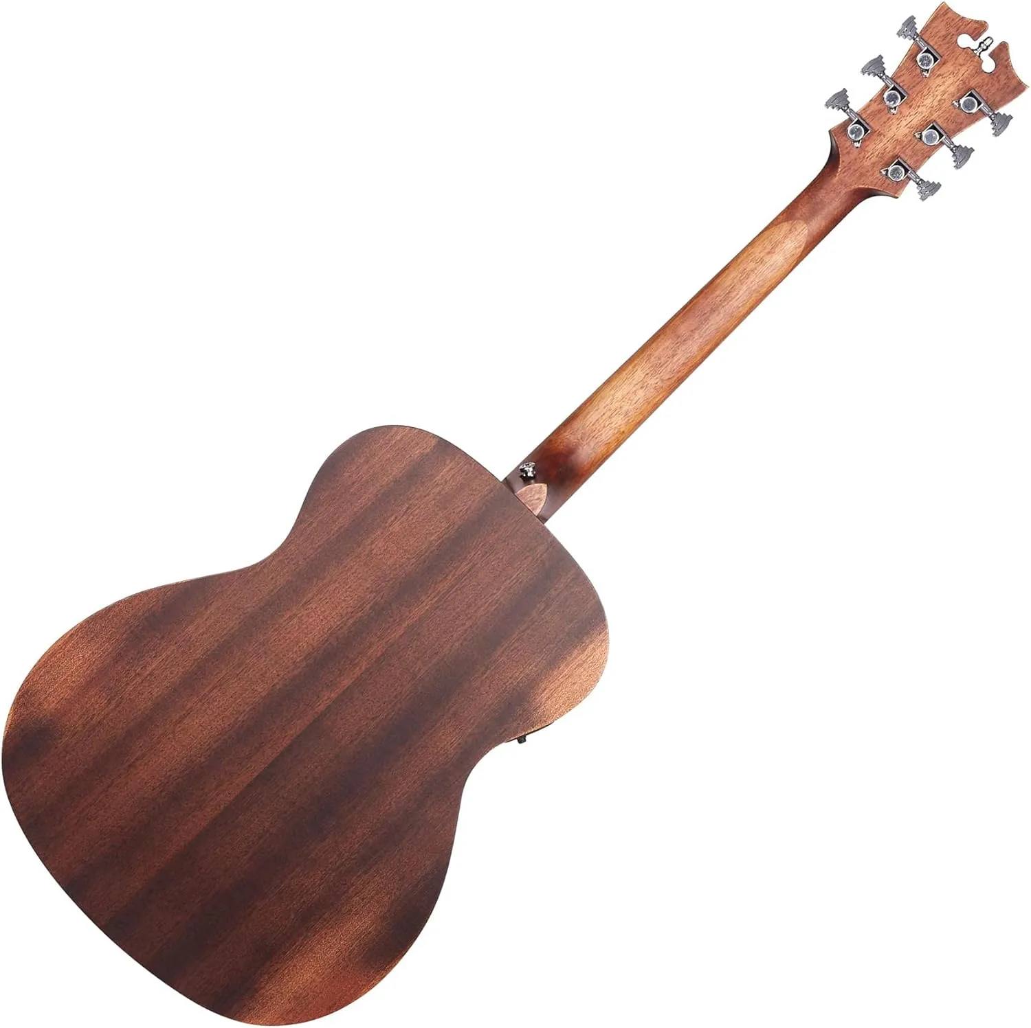 D'Angelico Electro Acoustic 6 String Solid-Body Electric Guitar, Right, Aged Mahogany (DAPLSOMAGDCP)