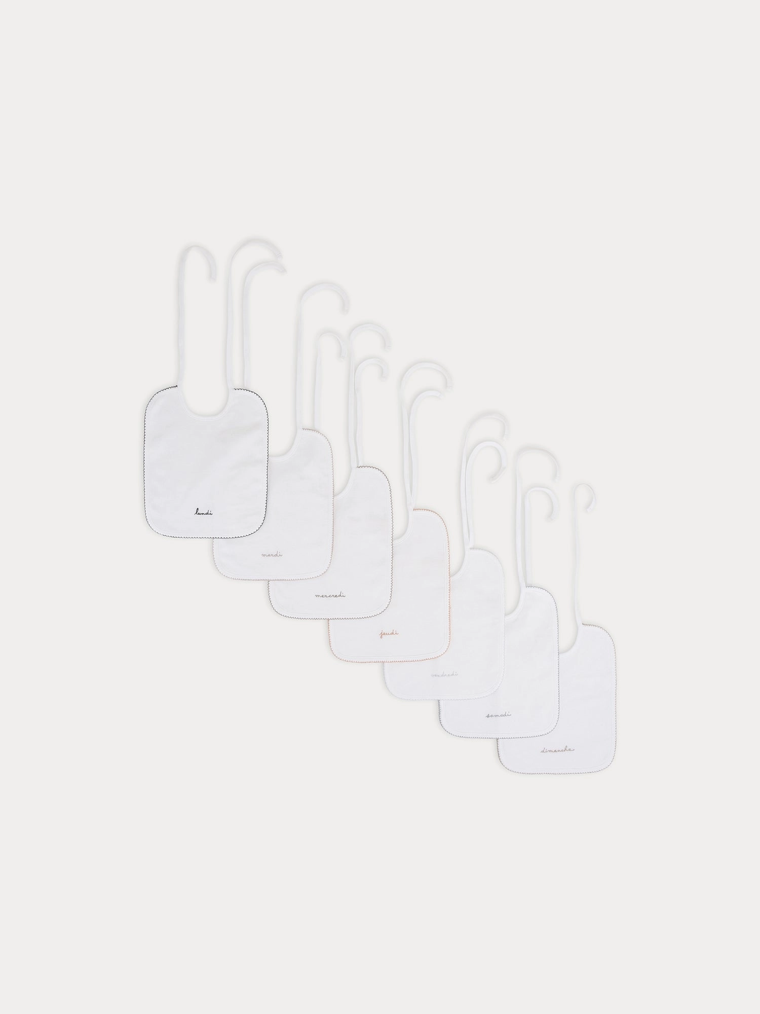 Days of the Week Bib Set
