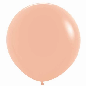 Deluxe Peach Blush Latex Balloons (24", 10-Pack)