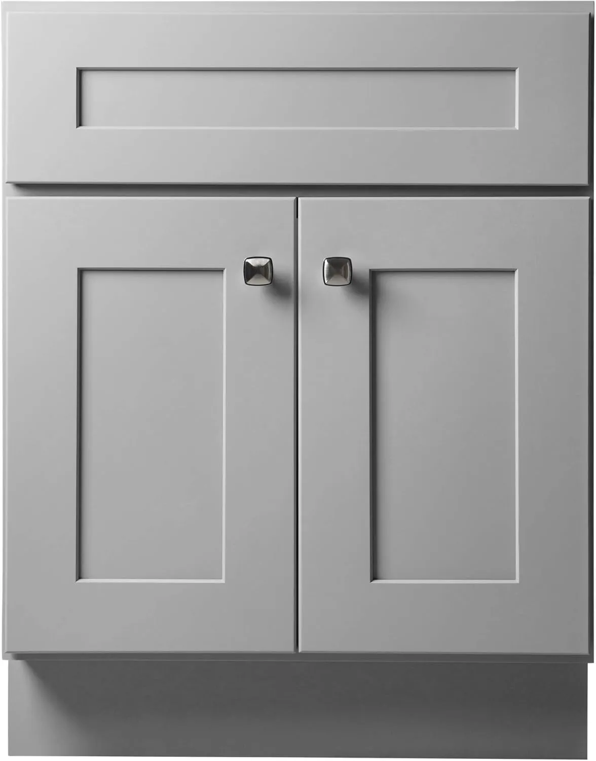Design House Brookings 24-Inch Bathroom Vanity, Solid Wood, Ready to Assemble, Sherwin Williams Gray, 587063
