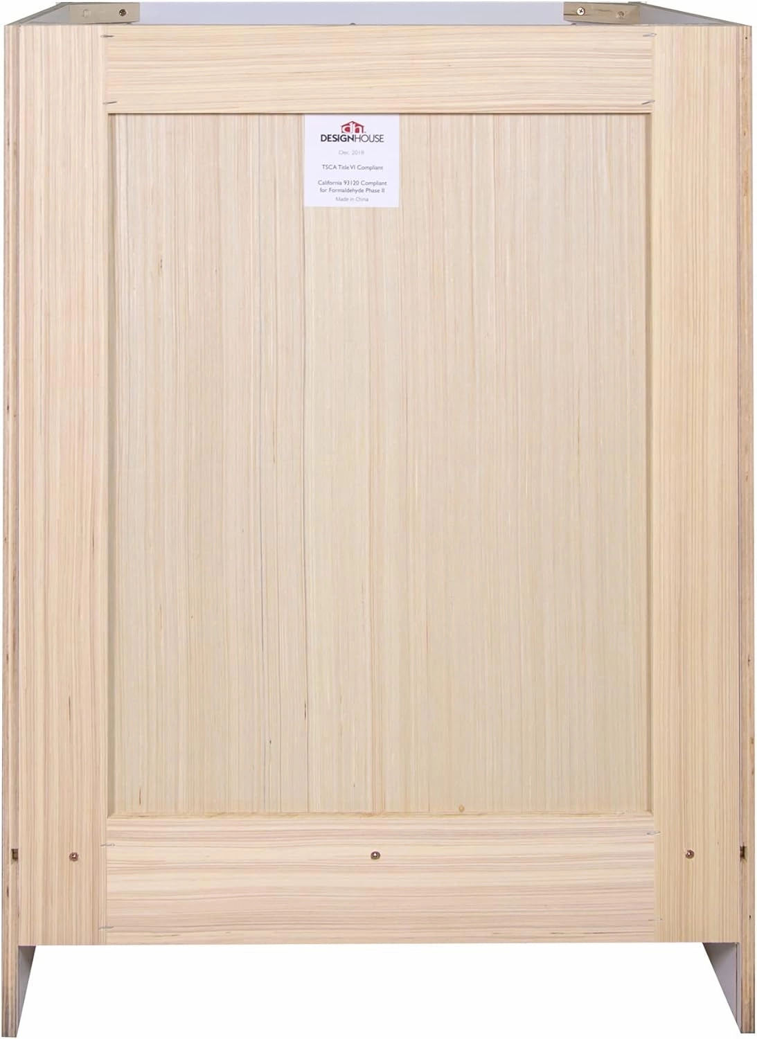 Design House Brookings 24 Inch Bathroom Vanity, Ready to Assemble, Solid Wood, Sherwin Williams® White, 586925