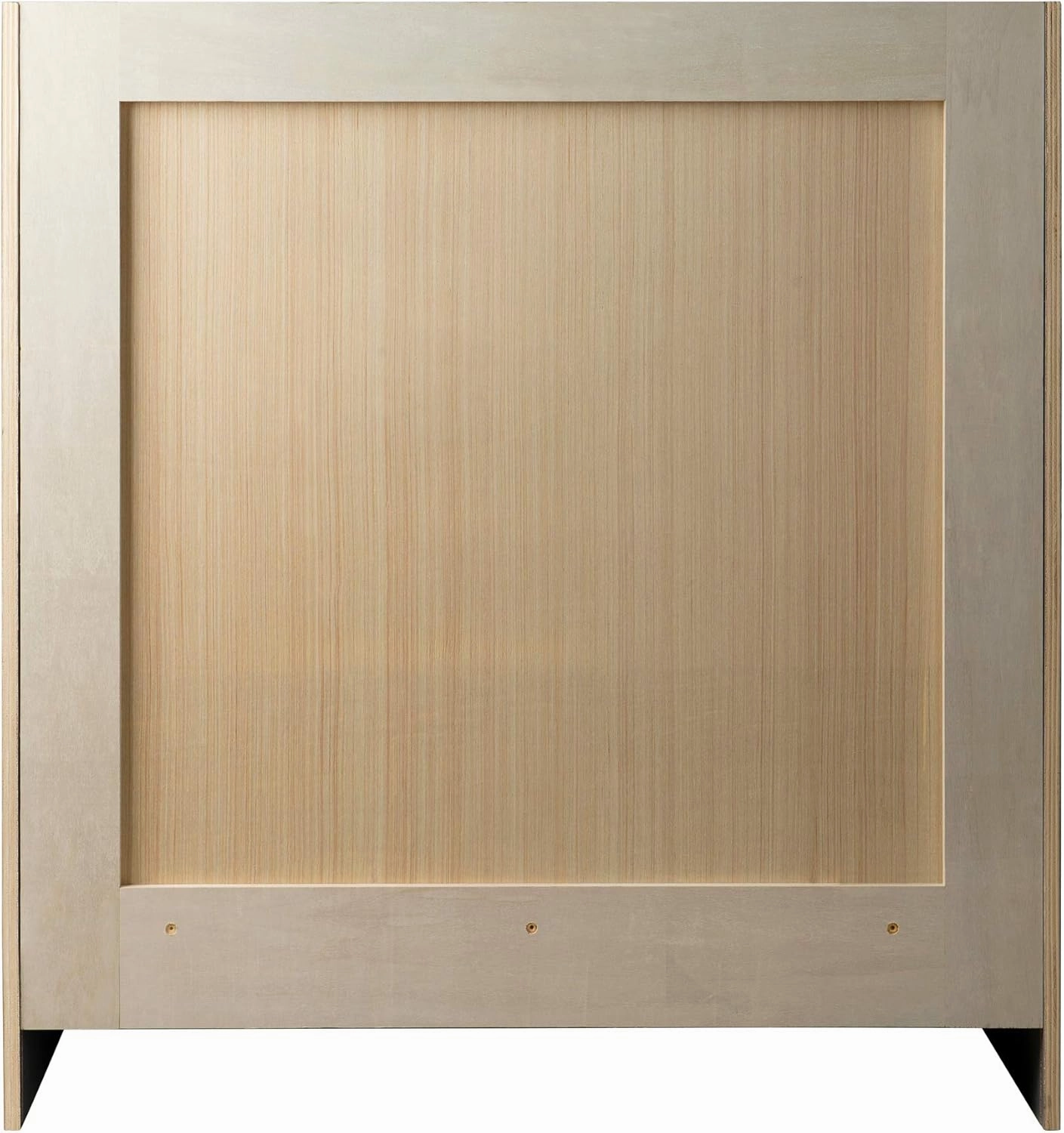 Design House Brookings 30-Inch Bathroom Vanity, Solid Wood, Ready to Assemble, Sherwin Williams® Gray, 587089