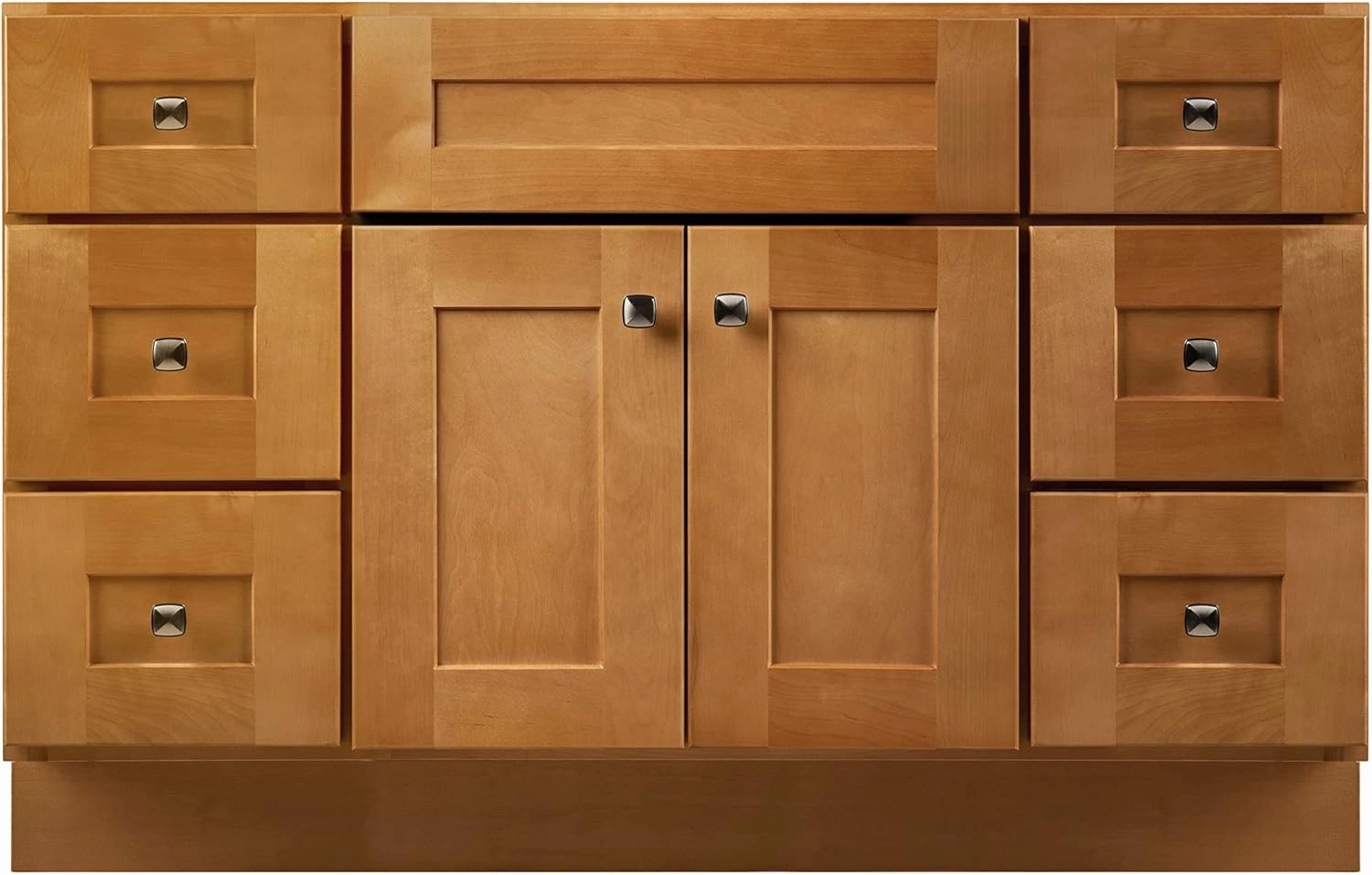 Design House Brookings 48 Inch Bathroom Vanity, Ready to Assemble, Modern Birch, 599001-MBH