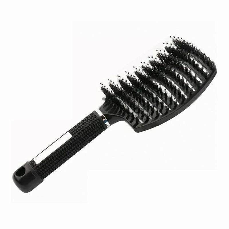 Detangle Nylon Boar Bristle Brush Hairbrush Smooth Hair Head Scalp Massage Comb