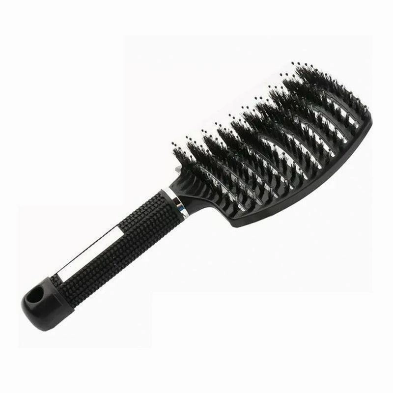 Detangle Nylon Boar Bristle Brush Hairbrush Smooth Hair Head Scalp Massage Comb