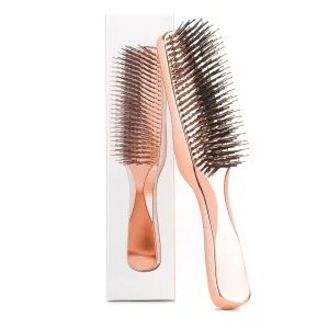 Detangling Hair Brush, Dry and Wet Detangler Hair Brush for Women and Men, Massager Scalp Brush for Straight/Curly/Thick/Long/Wavy/Damaged Hair, Rose Gold