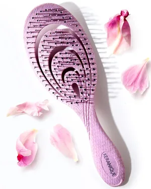 Detangling Hair Brush for Women - Gentle Scalp Massaging Hairbrush for Women With Flexible Paddle - Detangler Brush for Thin, Thick, Curly, Straight, and All Other Womens Hair Types by Keranique