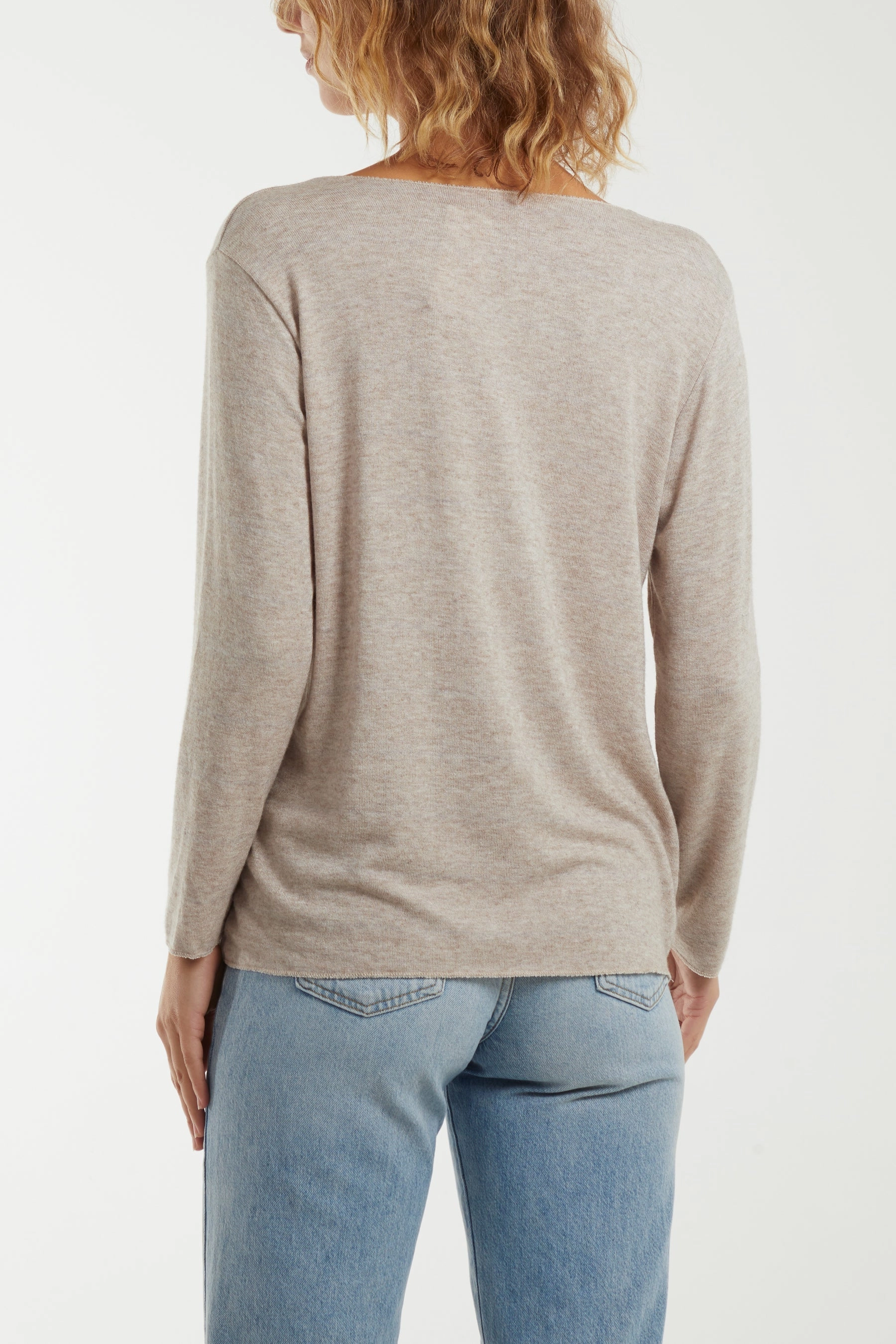 Diamante Star Long Sleeve Jumper